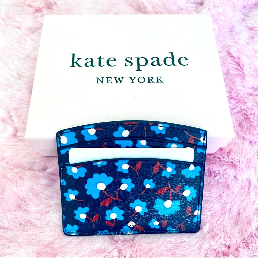 ♠️ Kate Spade ♠️ Floral Card Case / Card Holder - Picture 2 of 5